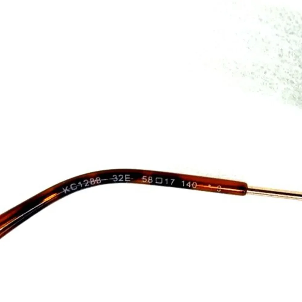 Kenneth Cole Reaction KC1288  Mens Aviator Sunglasses Gold Metal 52-17-140 VGC